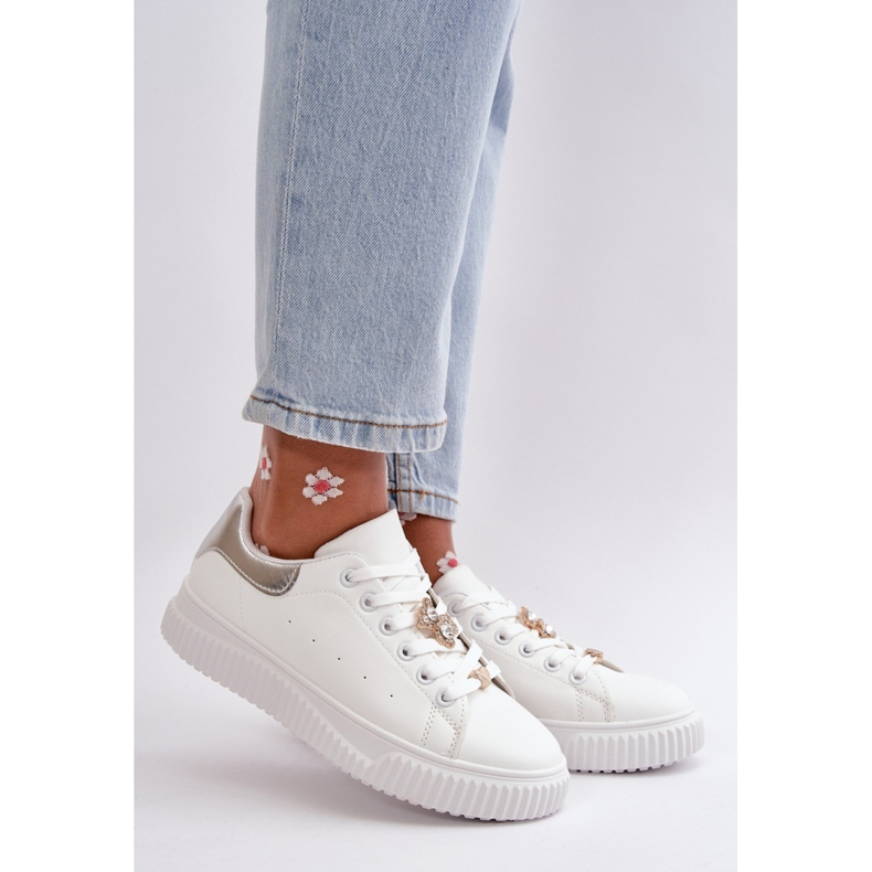 Step in style Tenisky Model Cillione 2793 White/Silver - Krok ve stylu šedá 1 Step in style Tenisky Model Cillione 2793 White/Silver - Krok ve stylu šedá 1