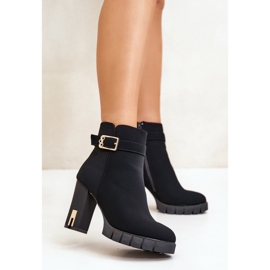 Step in style Boty Model Taitra HB-258 Black - Krok ve velkém stylu černá 1