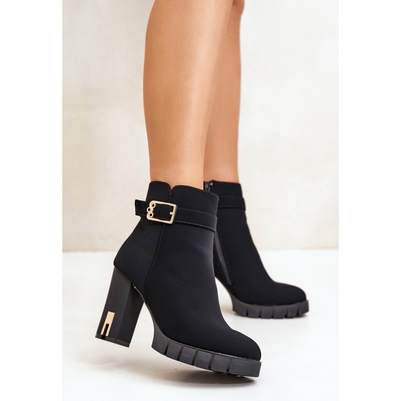 Step in style Boty Model Taitra HB-258 Black - Krok ve velkém stylu černá 1