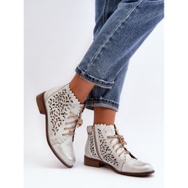 Step in style Boty Model Zazoo 2871/005 Silver - Krok ve velkém stylu šedá 2