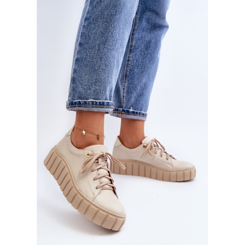 Step in style Boty Model Zazoo 2919/054 Béžová - Krok ve stylu béžový 2