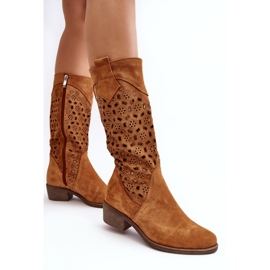 Step in style Boty Model Ndulu 4043 Camel - Krok ve velkém stylu hnědý 2