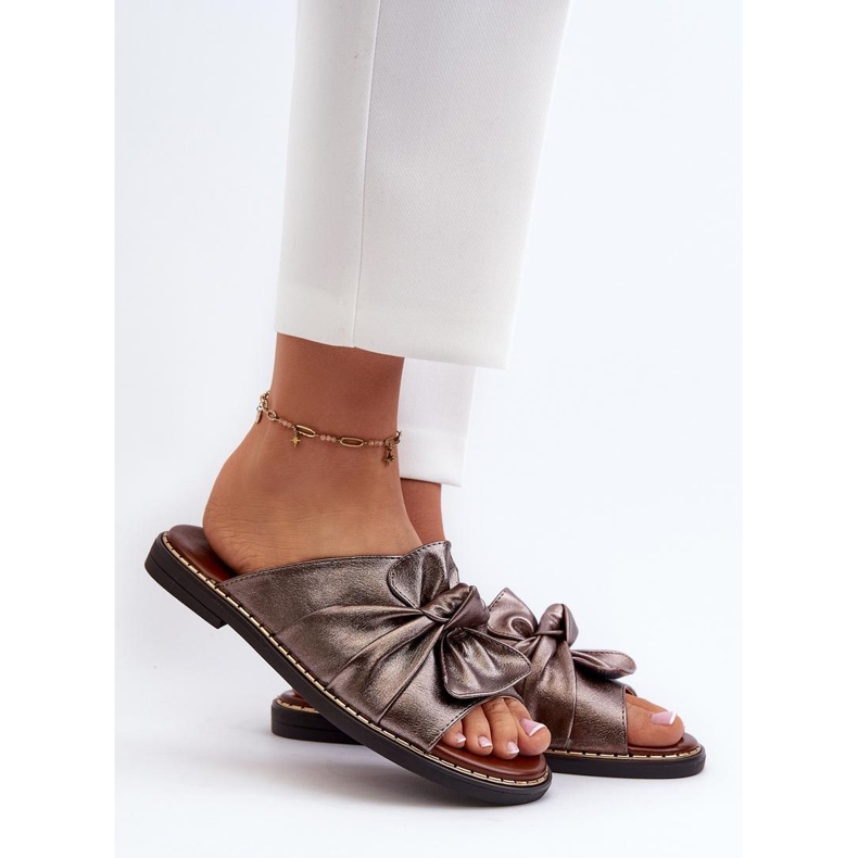 Step in style Sandálové žabky Model Nelvira RMR2266-8 Copper - Krok ve velkém stylu hnědý 1 Step in style Sandálové žabky Model Nelvira RMR2266-8 Copper - Krok ve velkém stylu hnědý 1