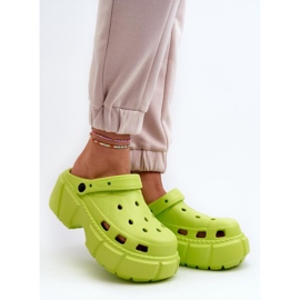 Step in style Sandálové žabky Model Witima D205 Green - Krok ve velkém stylu zelená 1 Step in style Sandálové žabky Model Witima D205 Green - Krok ve velkém stylu zelená 1