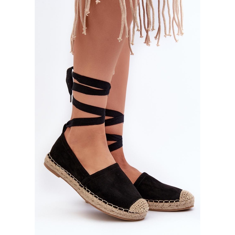 Step in style Espadrilky Model Ismanne B-727 Black - Krok ve velkém stylu černá 1