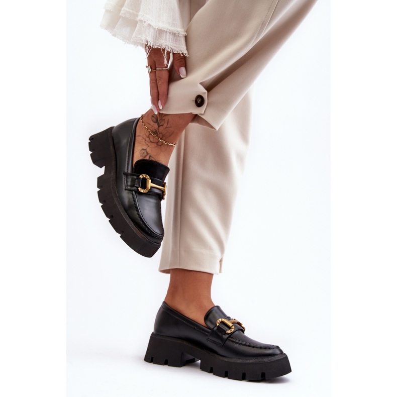 Step in style Boty Model Peuria 2644-1 Black Leather - Krok ve stylu černý 2