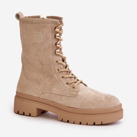 Step in style Workers Model Savalann MR-23 Beige - Krok ve velkém stylu béžový 2