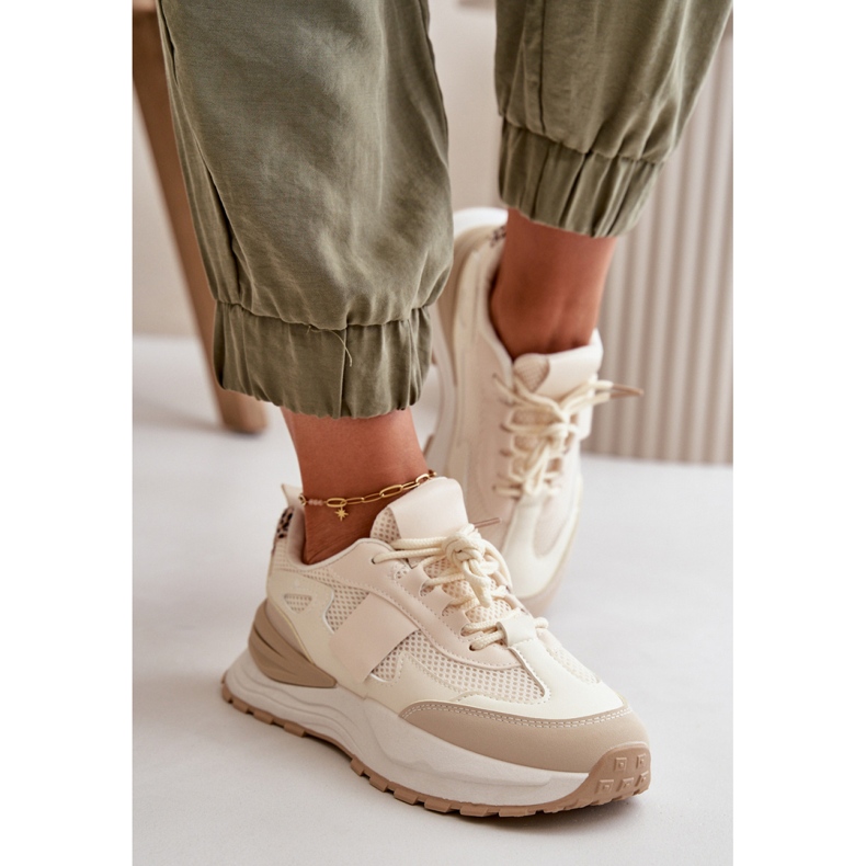 Step in style Sportovní obuv Model Nevelaine 7583 Béžová/Leopard - Krok ve stylu béžový 1