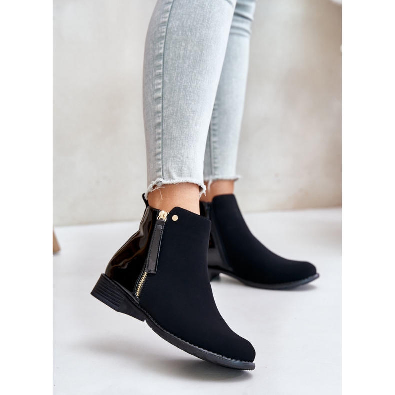 Step in style Boty Model Zinariella LH131 Black - Krok ve velkém stylu černá 1