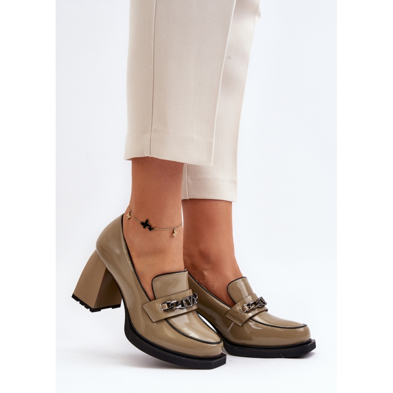 Step in style Lodičky Model Ilvanna 66629 Green - Krok ve velkém stylu zelená 1 Step in style Lodičky Model Ilvanna 66629 Green - Krok ve velkém stylu zelená 1