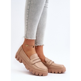 Step in style Mokasíny Model Seravisa 58275 Béžová - Krok ve stylu béžový 1