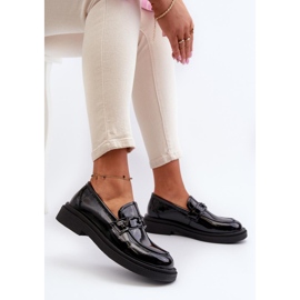 Step in style Mokasíny Model Keelana 24PB18-6886 Černý lak - Krok ve stylu černá 1