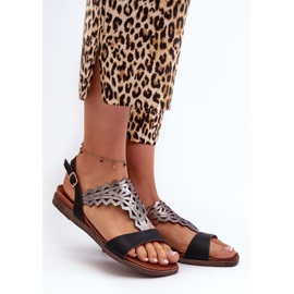 Sandály Model Sergio Leone SK070H Black - Step in style černý 1