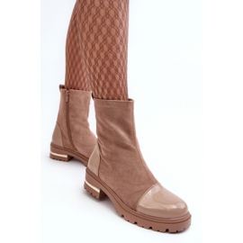 Step in style Kozačky Model Shendete JJ46P Béžová - Krok ve velkém stylu béžový 2