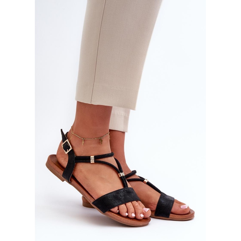 Sandály Model S.Barski KV27-010 Black - Step in style černá 1