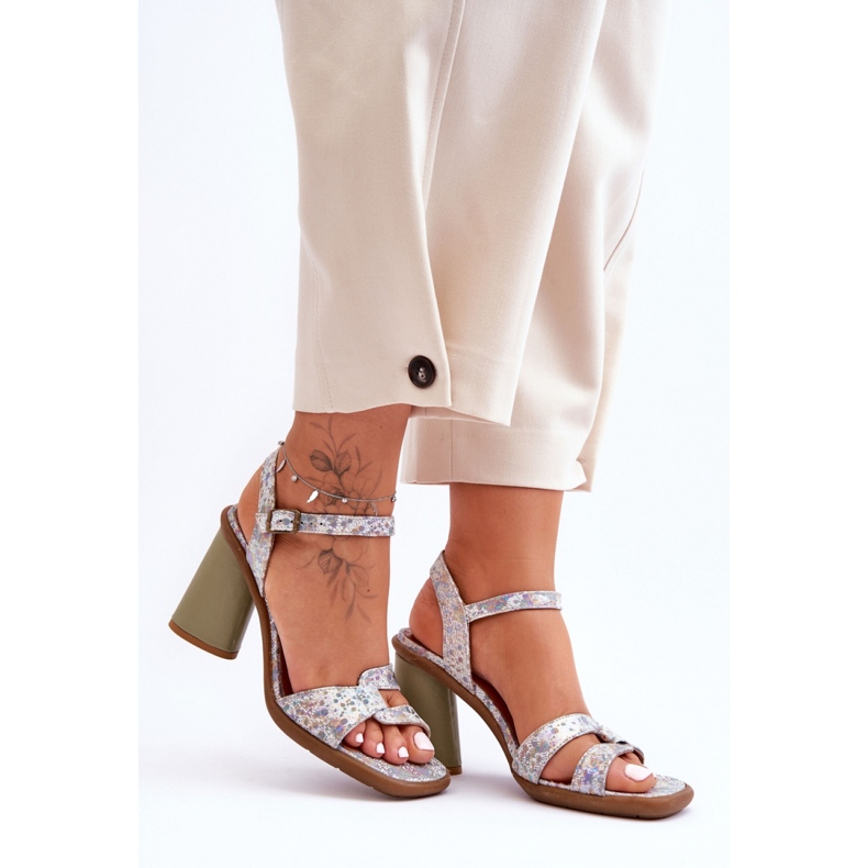 Sandály Model Maciejka 06029-24 White/H=Green - Step in style bílý 1