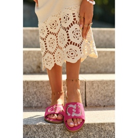 Step in style Sandálové žabky Model S.Barski KV27-052 Fuchsia - Krok ve stylu růžový 2 Step in style Sandálové žabky Model S.Barski KV27-052 Fuchsia - Krok ve stylu růžový 2