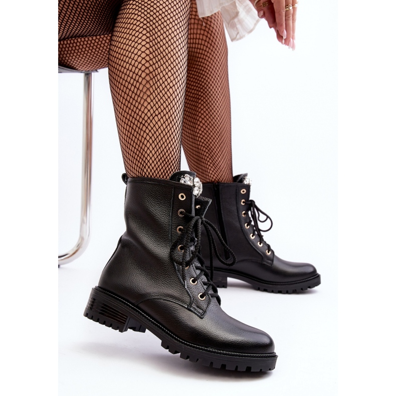 Step in style Workers Model Zazoo 1757 Black - Krok ve velkém stylu černý 1