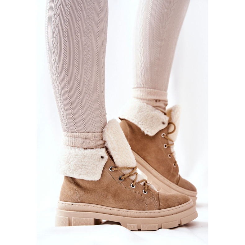 Step in style Trappers Model Karley Z653 Beige - Krok ve velkém stylu béžový 2