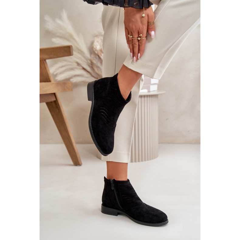 Step in style Boty Model S.Barski HY42-076 Black - Krok ve stylu černý 1