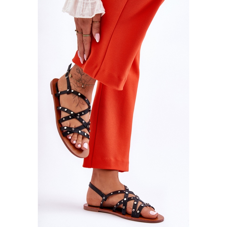 Sandály Model Alemona THS-88 Black - Step in style černá 1 Sandály Model Alemona THS-88 Black - Step in style černá 1