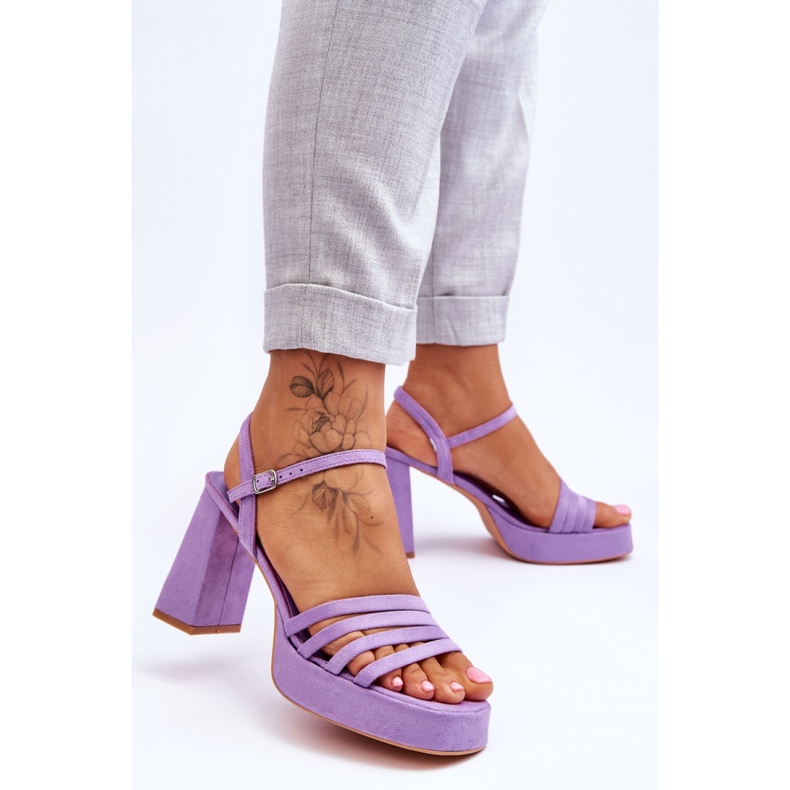 Step in style Sandály Model Verda ZY222 Violet - Krok ve velkém stylu fialový 2