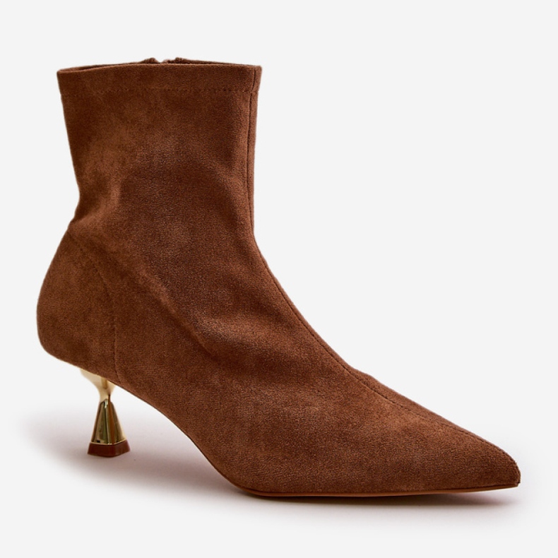 Step in style Boty Model Irithare GP12 Camel - Krok ve velkém stylu hnědý 2