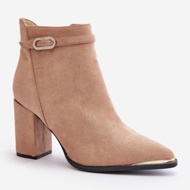 Step in style Boty Model Laoreina HB-240 Beige - Krok ve velkém stylu béžový 2