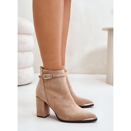 Step in style Boty Model Laoreina HB-240 Beige - Krok ve velkém stylu béžový 3