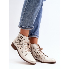 Step in style Boty Model Zazoo 2871/004 Gold - Krok ve velkém stylu žluť 1