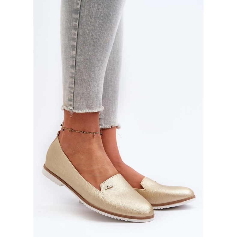 Step in style Mokasíny Model Enzla W-98 Gold - Krok ve stylu žluť 1