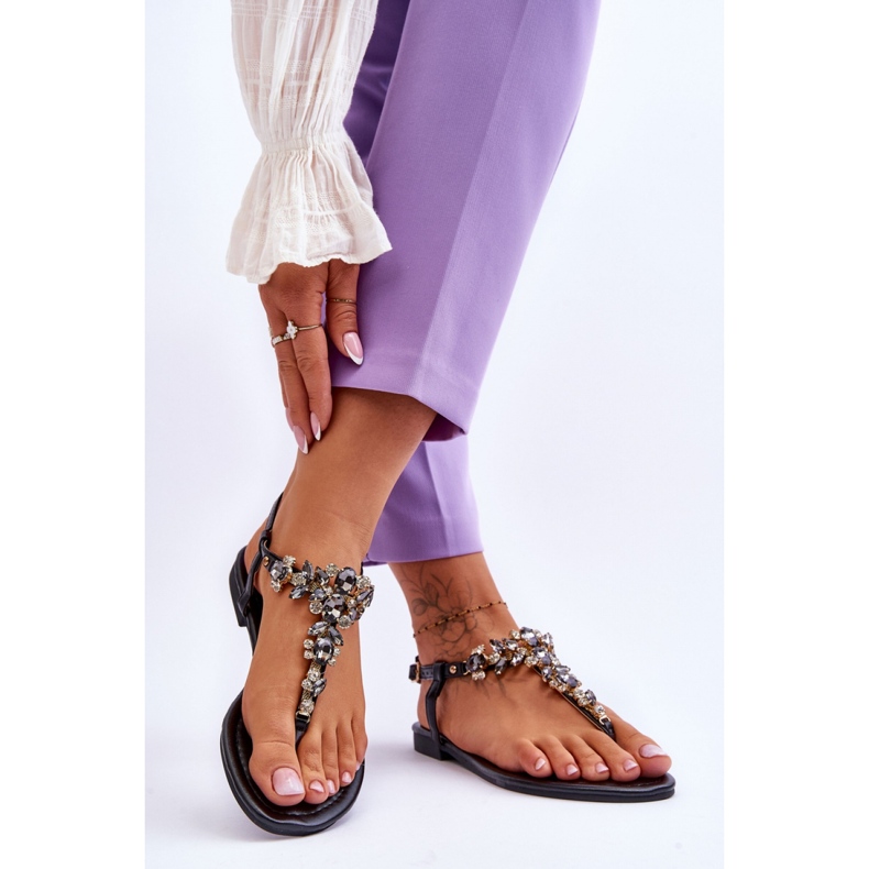 Sandály Model Lenisa H8-291 Black - Step in style černý 1