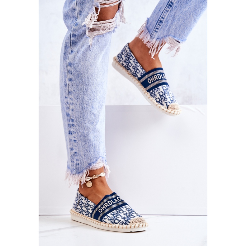 Step in style Espadrilky Model Warm Time NB358P Modré – krok ve velkém stylu modrý 2