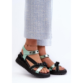 Step in style Sandály Model Da CR956 Green - Krok ve velkém stylu zelená 1