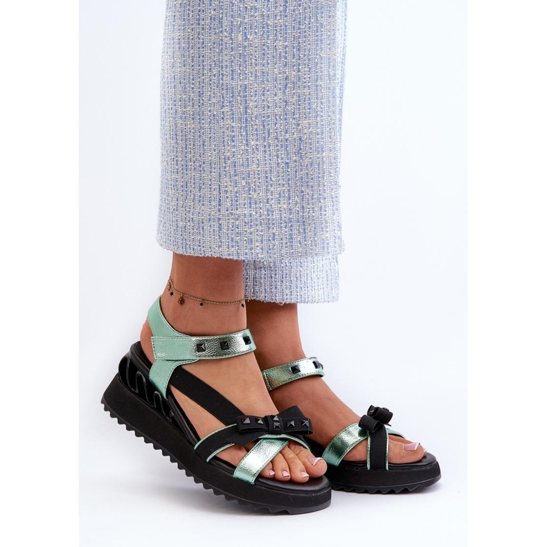 Step in style Sandály Model Da CR956 Green - Krok ve velkém stylu zelená 1