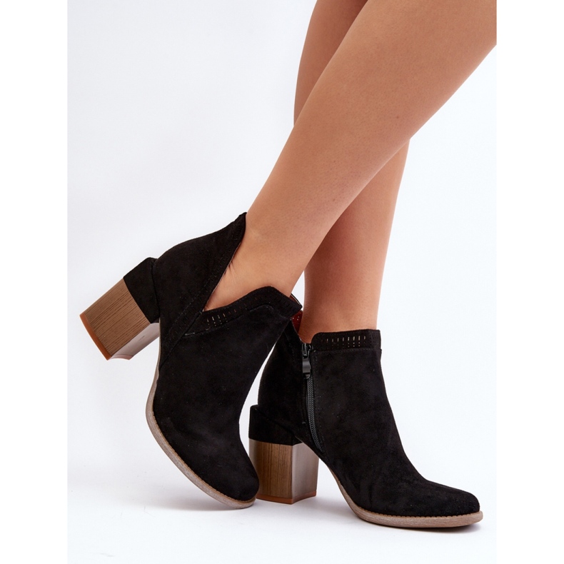 Step in style Boty Model Jolnima A5729 Black - Krok ve velkém stylu černý 2