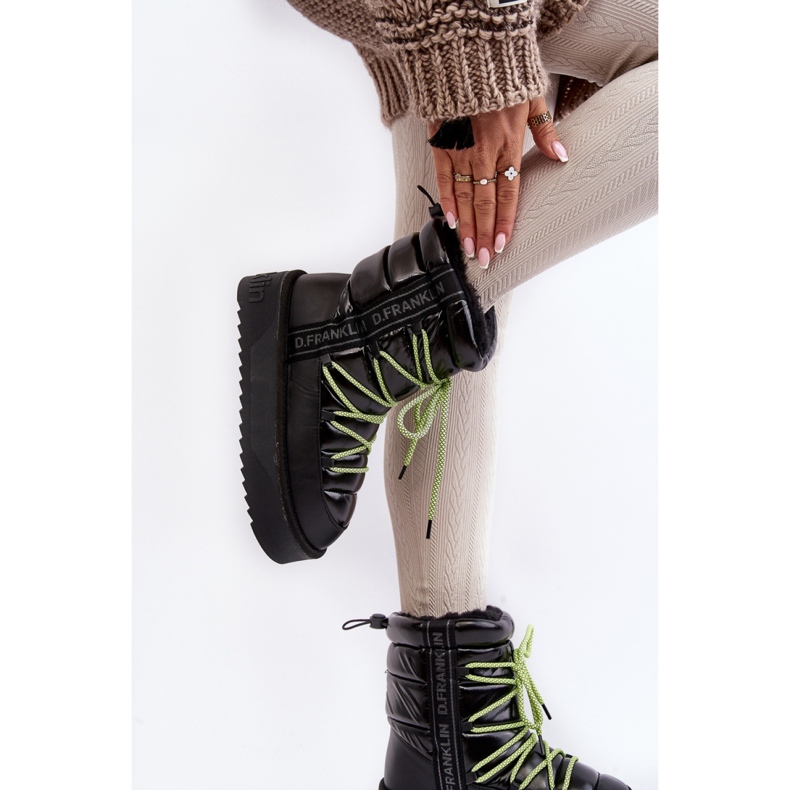 Sněhule Model D.Franklin DFSH371007 Black - Step in style černý 2