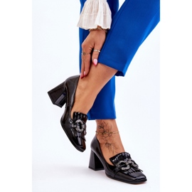 Step in style Lodičky Model Mercy MR-7316 Black - Krok ve velkém stylu černý 1