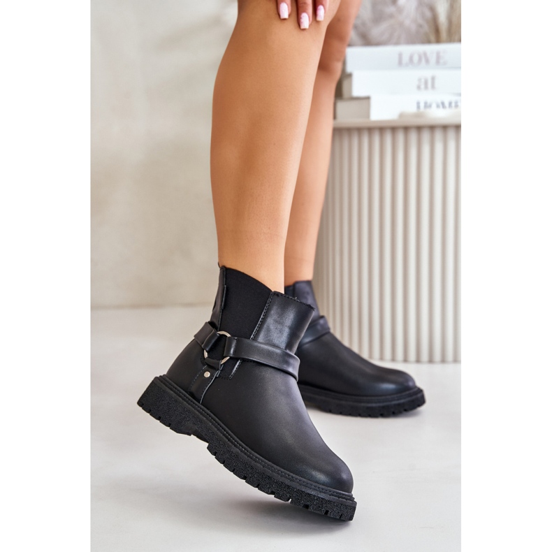 Chelsea boty Model Big Star OO274A128 Black - Step in style černý 1