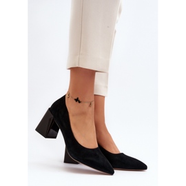 Step in style Lodičky Model Alessyndra 66602 Black - Krok ve velkém stylu černý 1