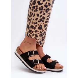 Step in style Sandálové žabky Model Ursila 24DZ21-7225 Černá - Krok ve stylu 1 Step in style Sandálové žabky Model Ursila 24DZ21-7225 Černá - Krok ve stylu 1