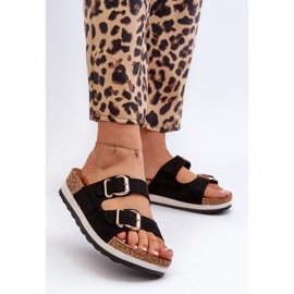 Step in style Sandálové žabky Model Ursila 24DZ21-7225 Černá - Krok ve stylu černý 2