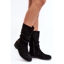 Step in style Boty Model Kotine 23BT35-6448 Black - Krok ve velkém stylu černá 1