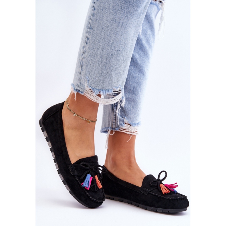 Step in style Mokasíny Model Dorine GS37 Black - Krok ve velkém stylu černý 1