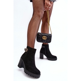 Step in style Boty Model Menoria DA108P Black - Krok ve stylu černá 1