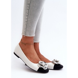 Step in style Balerínky Model Divinella T601P White - Stylový krok bílý 1