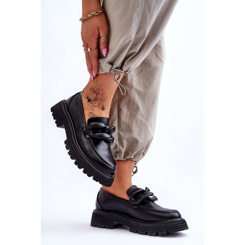 Step in style Mokasíny Model Big Star LL274580 Black - Krok ve velkém stylu černá 1