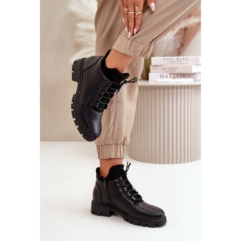 Step in style Boty Model Erisabelle RMR23123-12 Black - Krok ve velkém stylu černý 1