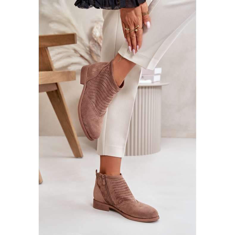 Step in style Boty Model S.Barski HY42-076 Hnědá - Krok ve stylu hnědý 1