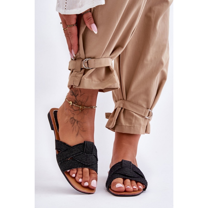 Step in style Sandálové žabky Model Aversa W-112 Black - Krok ve velkém stylu černá 1